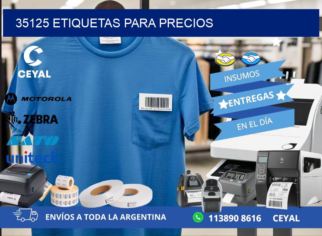 35125 ETIQUETAS PARA PRECIOS