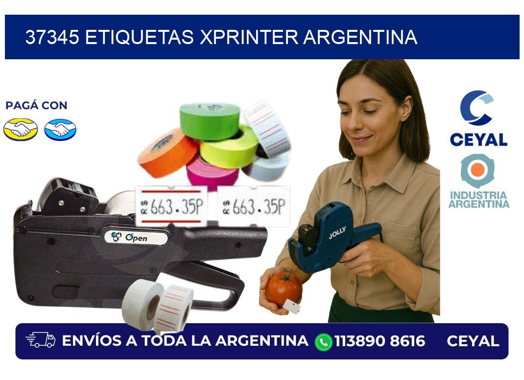 37345 etiquetas xprinter argentina
