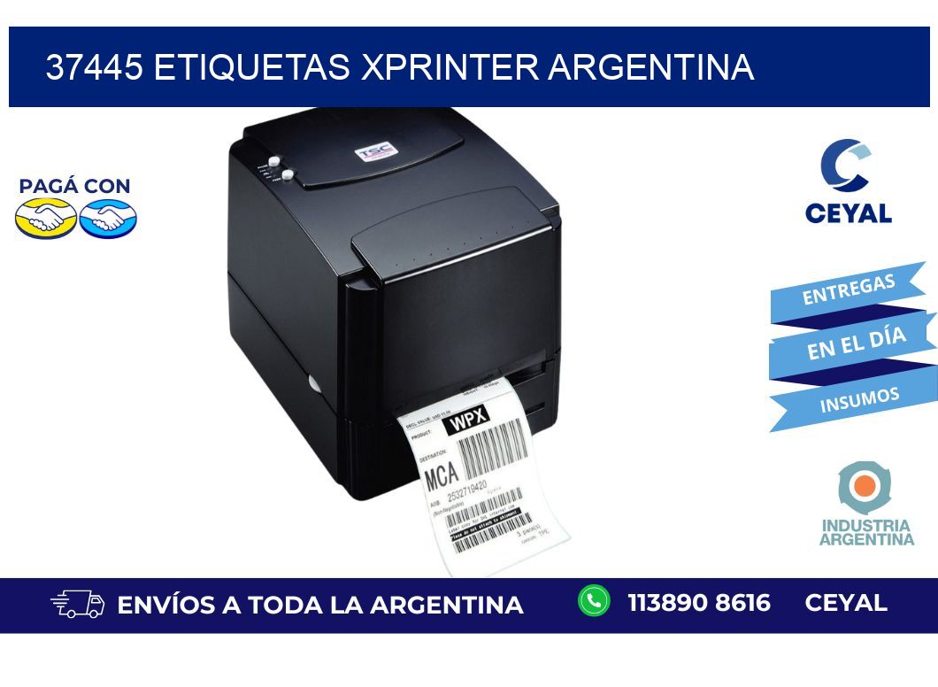 37445 etiquetas xprinter argentina