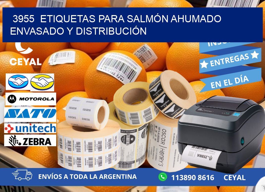 3955 ETIQUETAS PARA SALMÓN AHUMADO ENVASADO Y DISTRIBUCIÓN