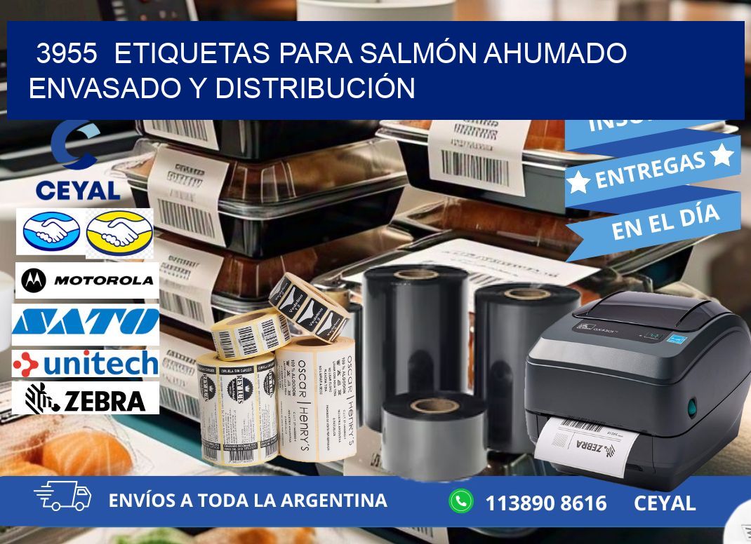 3955 ETIQUETAS PARA SALMÓN AHUMADO ENVASADO Y DISTRIBUCIÓN