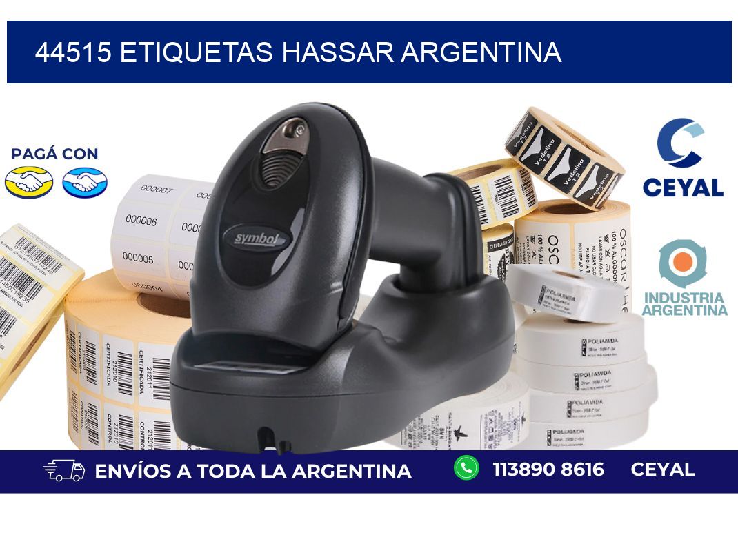 44515 etiquetas hassar argentina