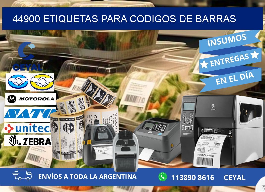 44900 ETIQUETAS PARA CODIGOS DE BARRAS