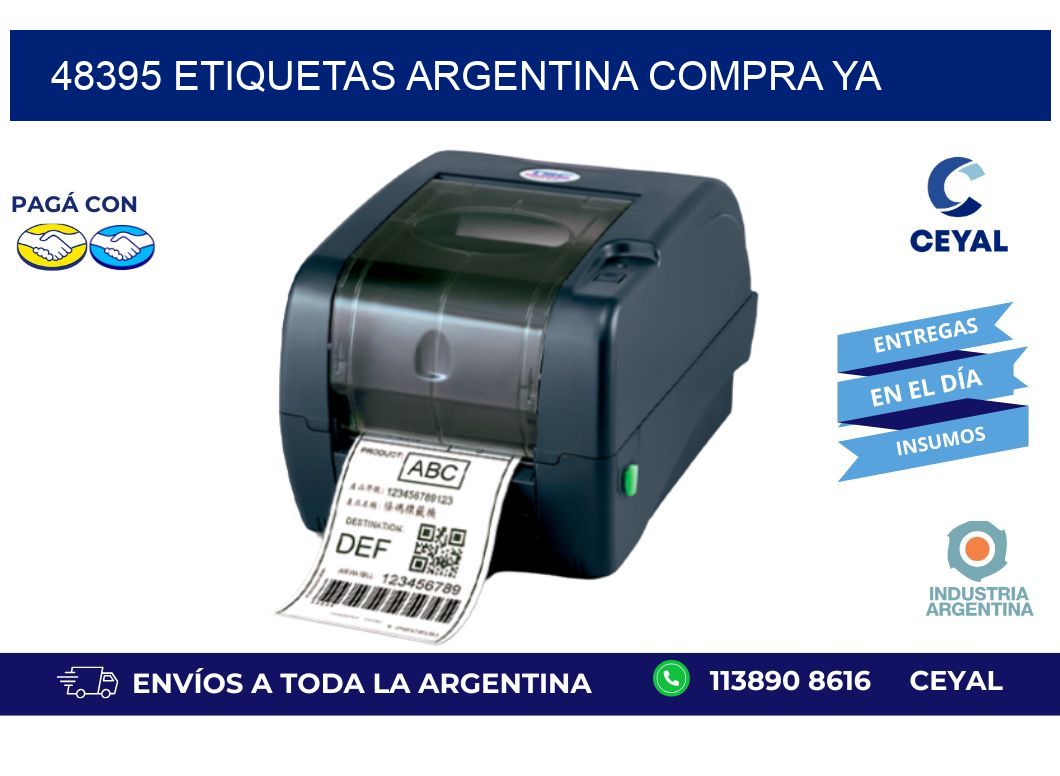 48395 etiquetas argentina COMPRA YA