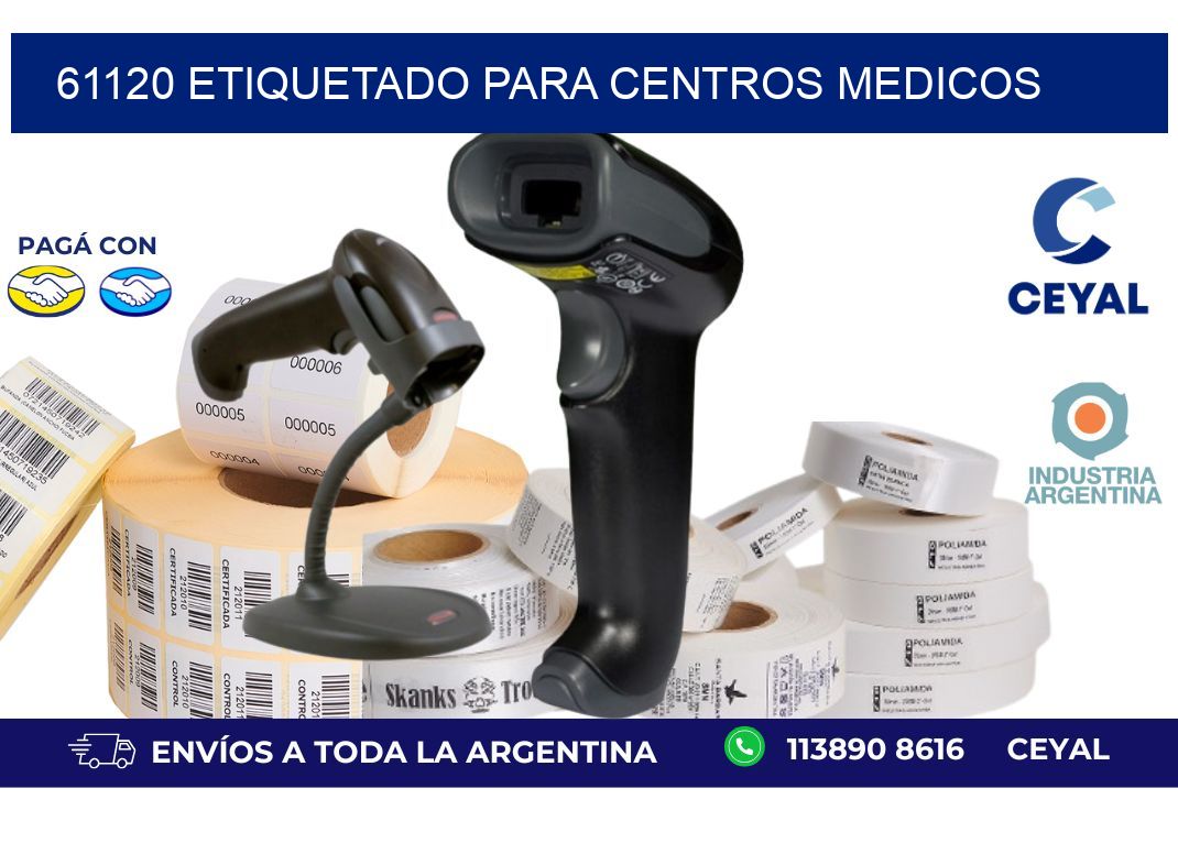 61120 ETIQUETADO PARA CENTROS MEDICOS