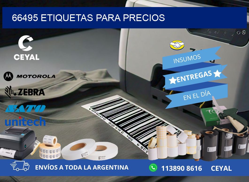 66495 ETIQUETAS PARA PRECIOS