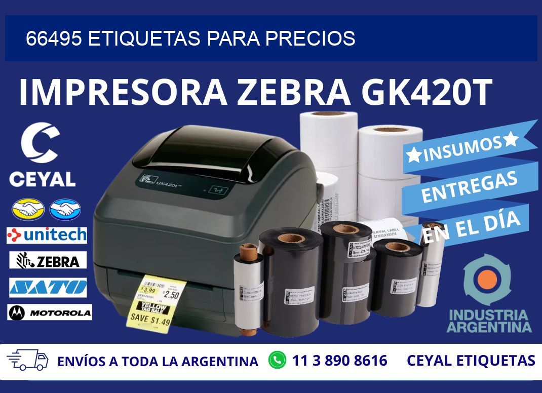 66495 ETIQUETAS PARA PRECIOS