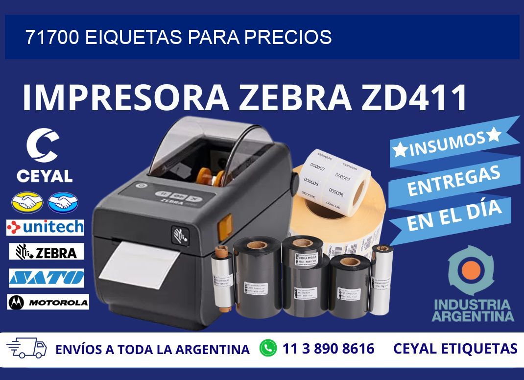 71700 EIQUETAS PARA PRECIOS