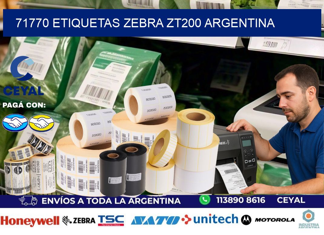 71770 etiquetas zebra zt200 argentina