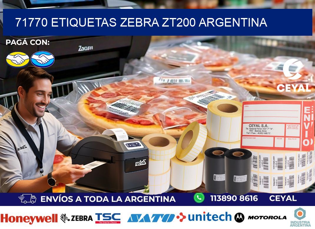 71770 etiquetas zebra zt200 argentina