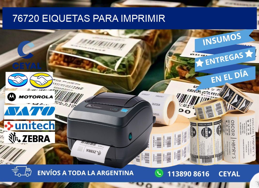 76720 EIQUETAS PARA IMPRIMIR