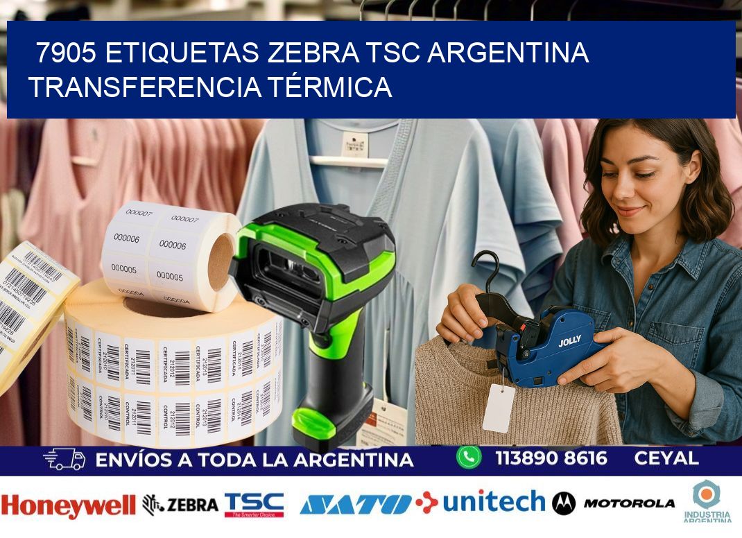 7905 etiquetas zebra tsc argentina TRANSFERENCIA TÉRMICA