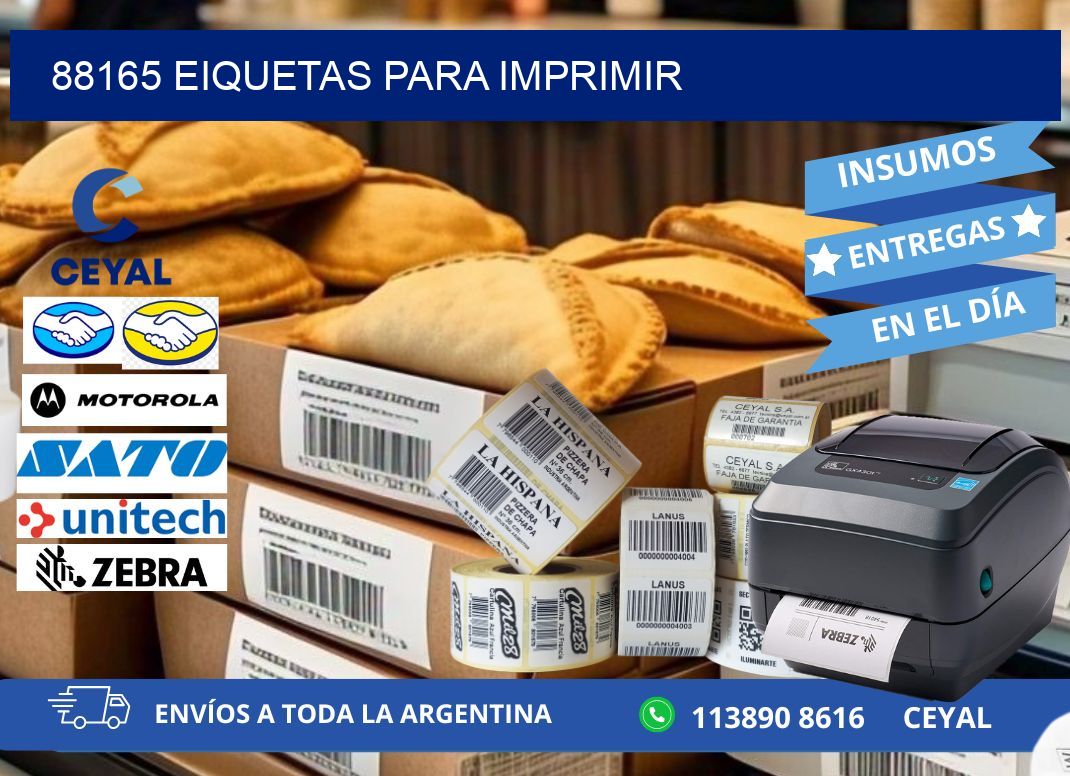 88165 EIQUETAS PARA IMPRIMIR