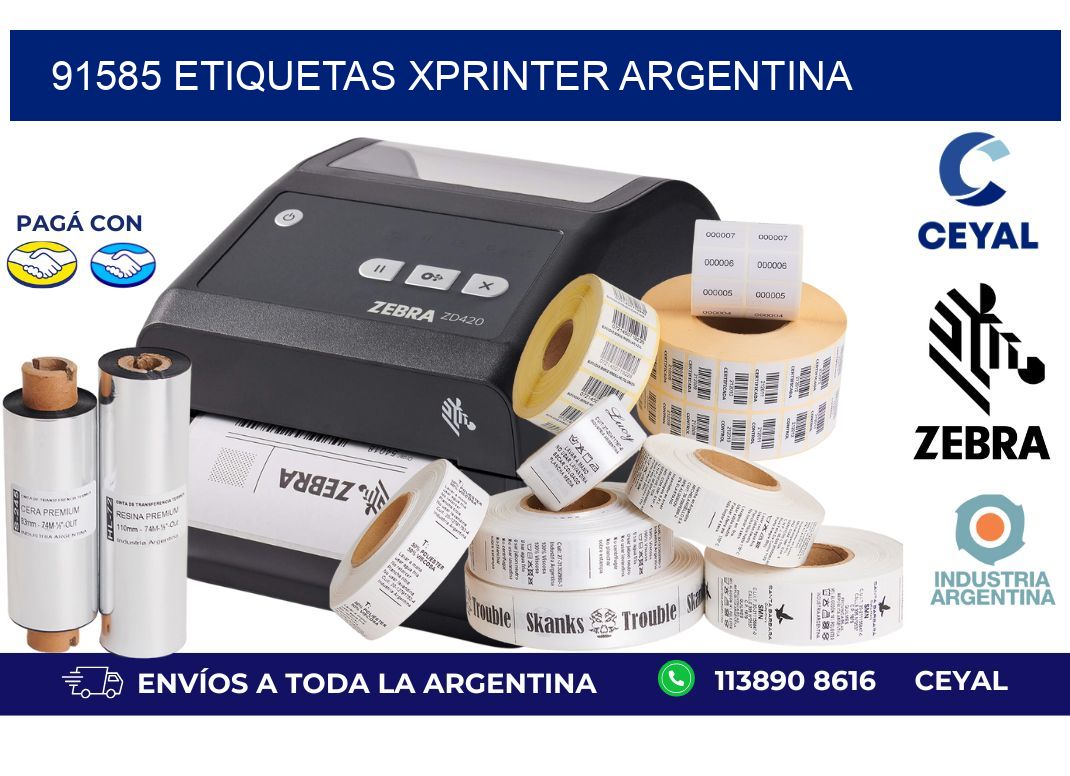 91585 etiquetas xprinter argentina
