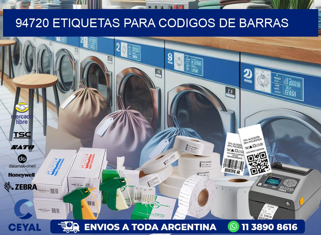 94720 ETIQUETAS PARA CODIGOS DE BARRAS