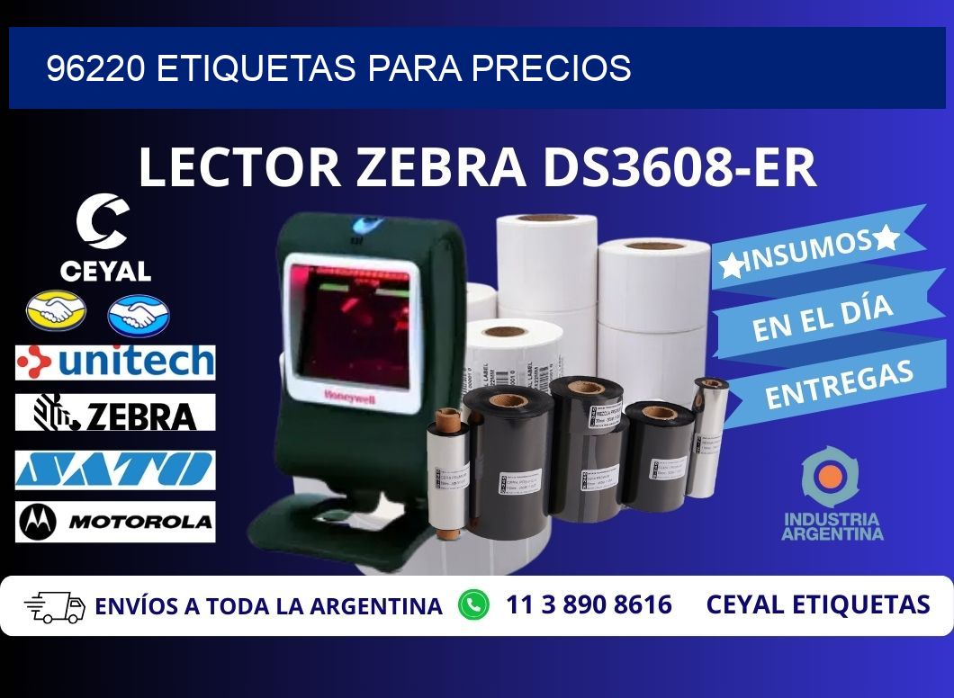 96220 ETIQUETAS PARA PRECIOS