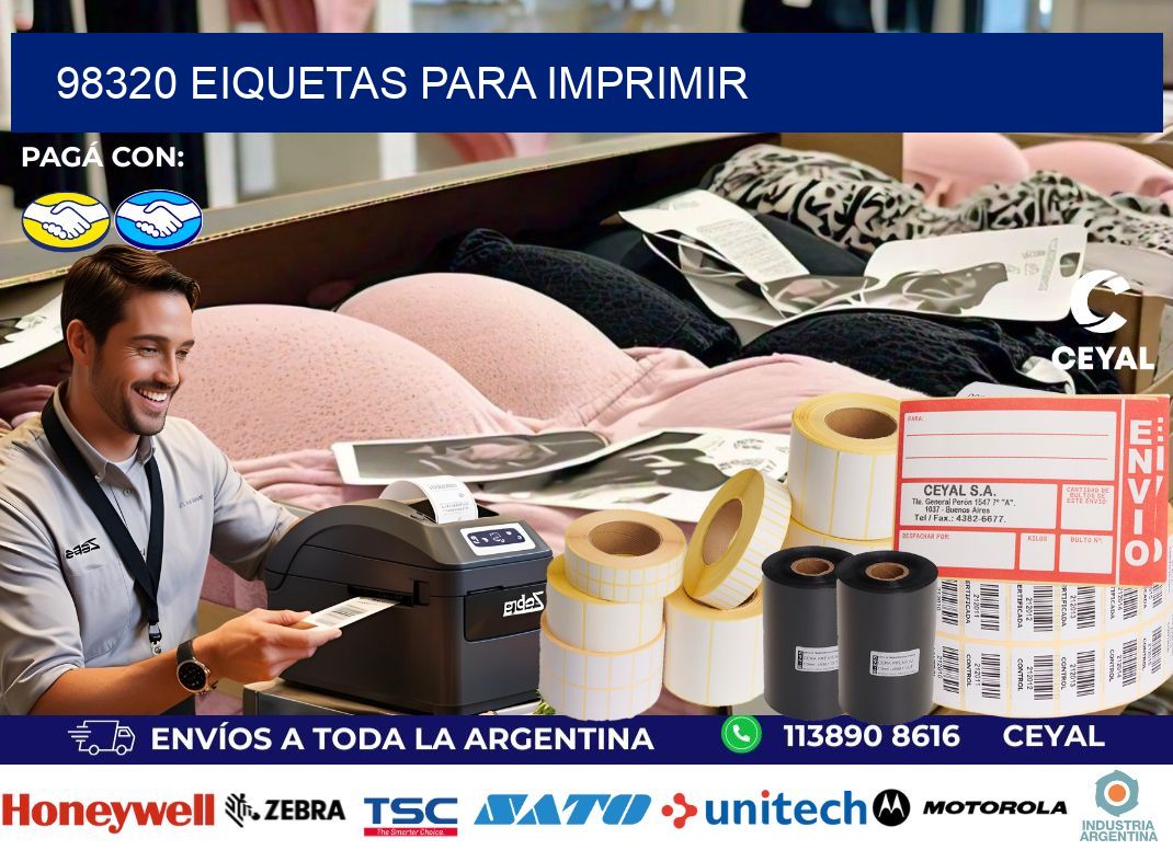 98320 EIQUETAS PARA IMPRIMIR