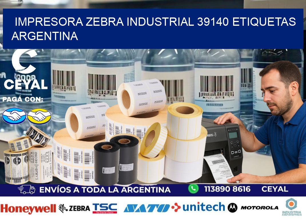 Impresora zebra industrial 39140 etiquetas argentina