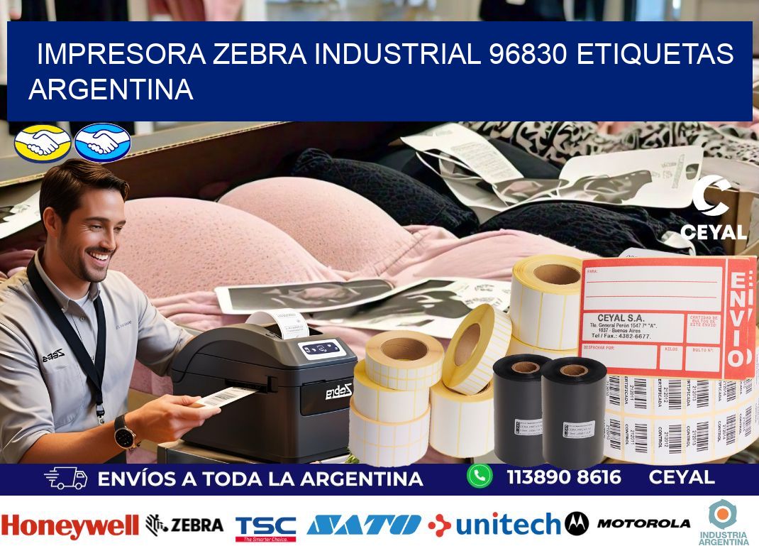 Impresora zebra industrial 96830 etiquetas argentina