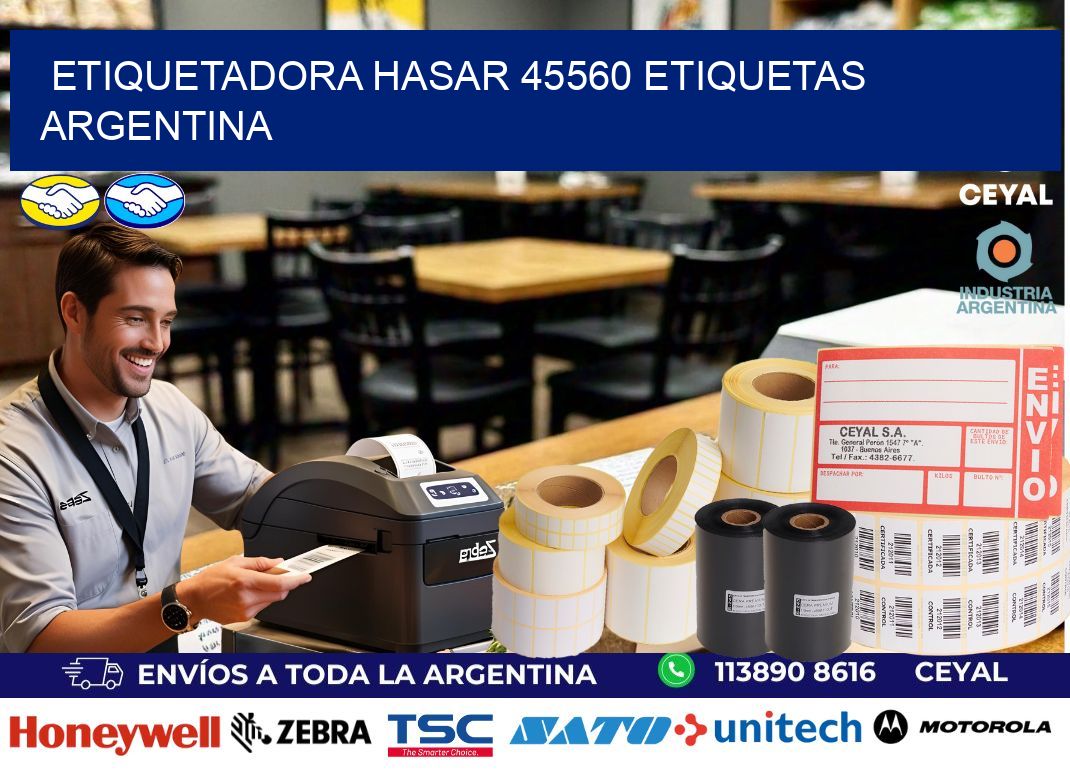etiquetadora hasar 45560 etiquetas argentina
