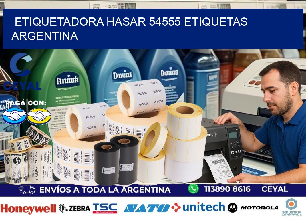 etiquetadora hasar 54555 etiquetas argentina
