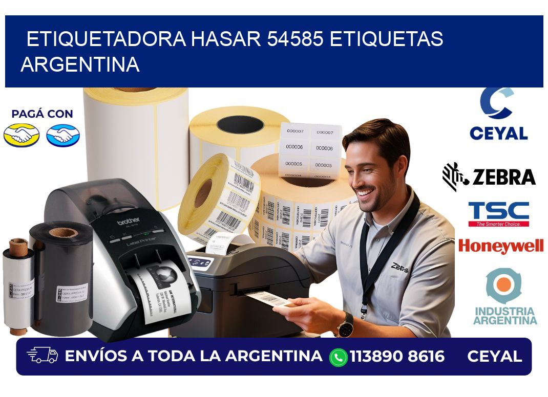 etiquetadora hasar 54585 etiquetas argentina