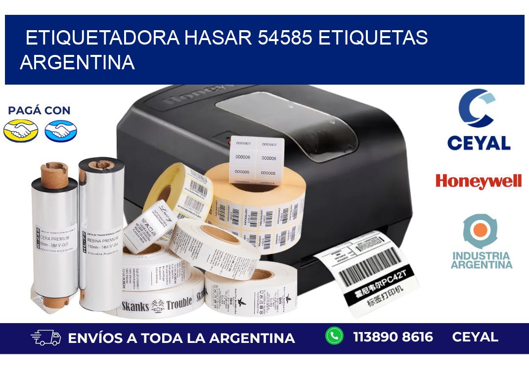 etiquetadora hasar 54585 etiquetas argentina