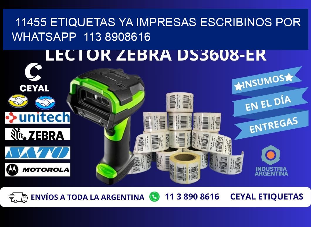 11455 ETIQUETAS YA IMPRESAS ESCRIBINOS POR WHATSAPP 113 8908616