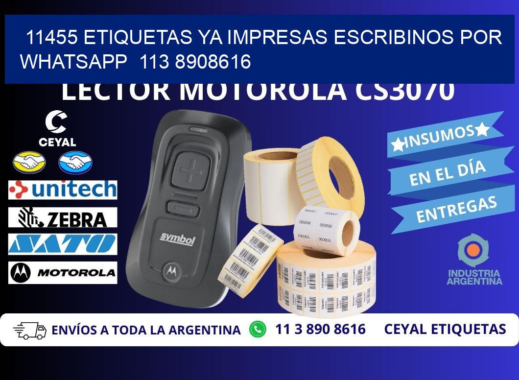 11455 ETIQUETAS YA IMPRESAS ESCRIBINOS POR WHATSAPP 113 8908616