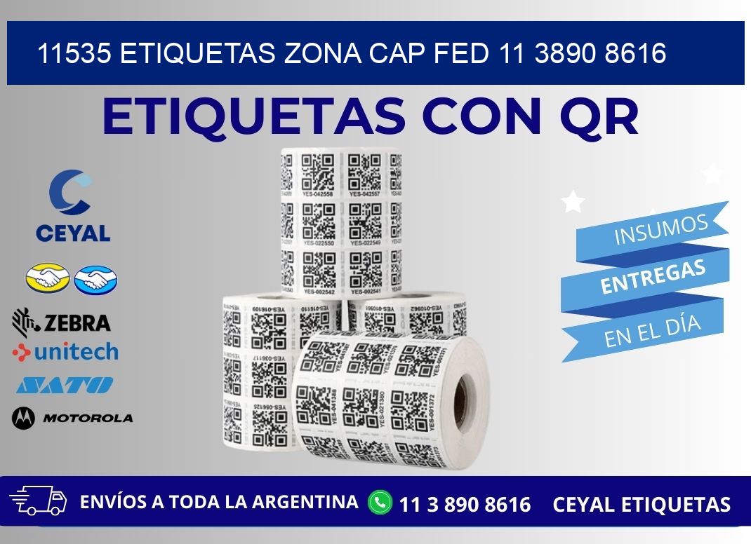 11535 ETIQUETAS ZONA CAP FED 11 3890 8616