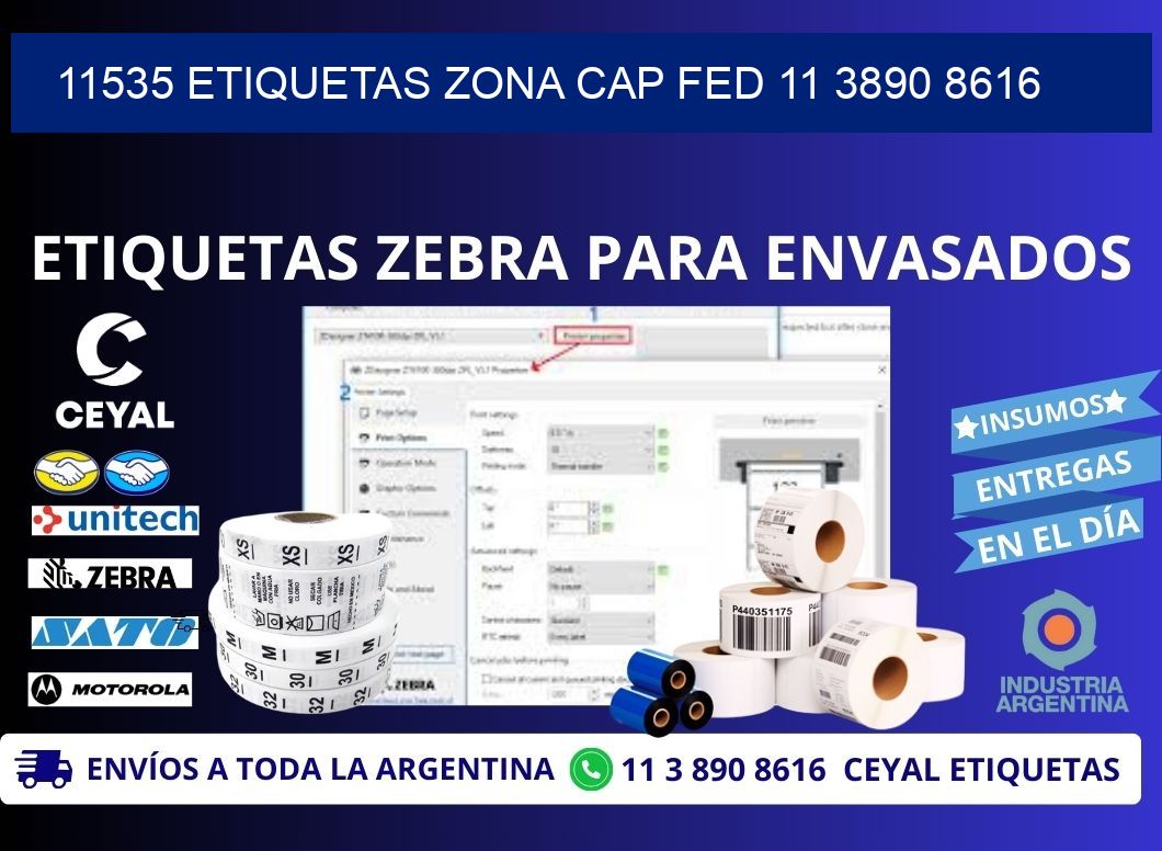 11535 ETIQUETAS ZONA CAP FED 11 3890 8616