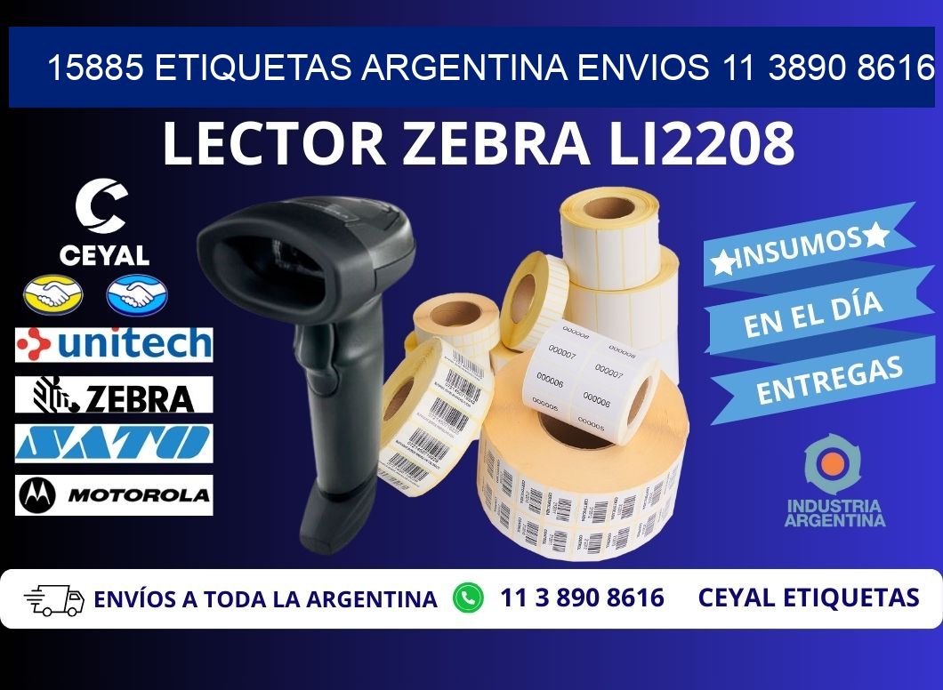 15885 ETIQUETAS ARGENTINA ENVIOS 11 3890 8616