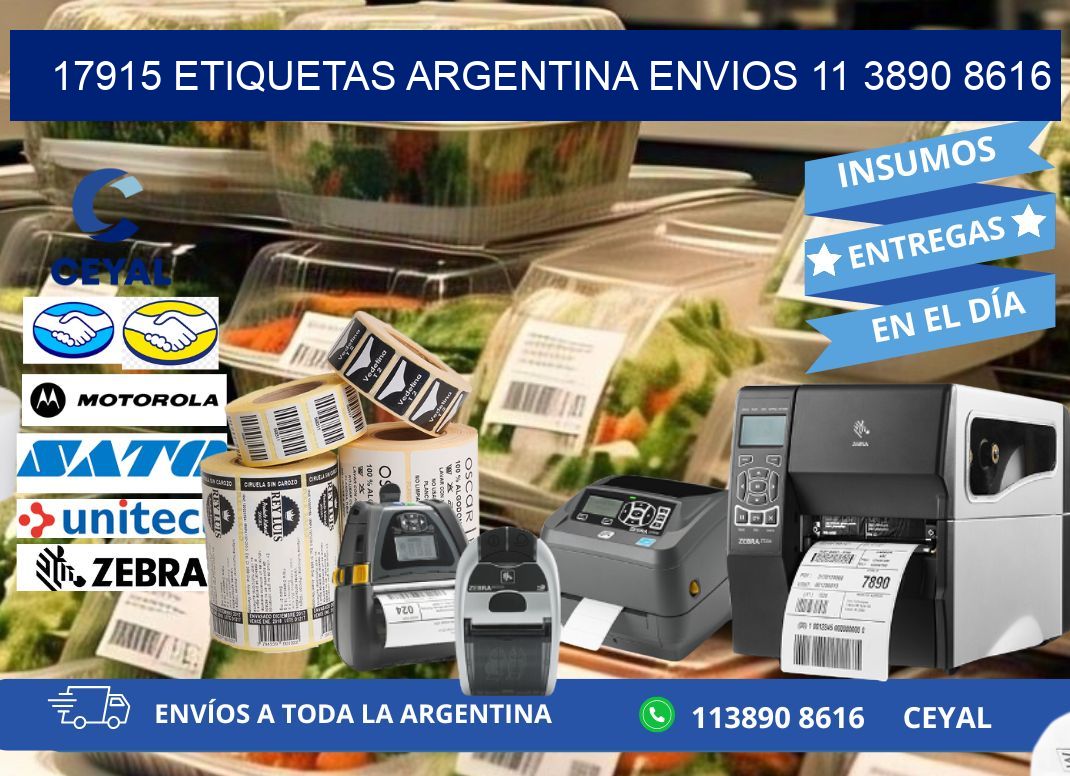 17915 ETIQUETAS ARGENTINA ENVIOS 11 3890 8616