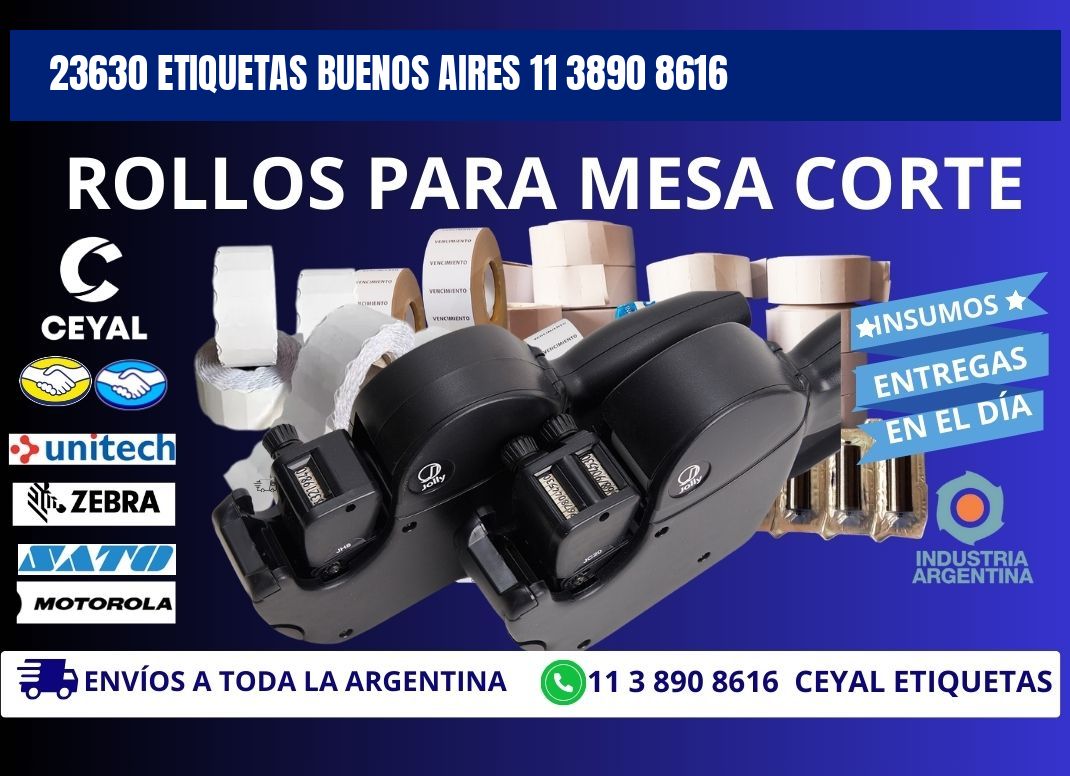 23630 ETIQUETAS BUENOS AIRES 11 3890 8616
