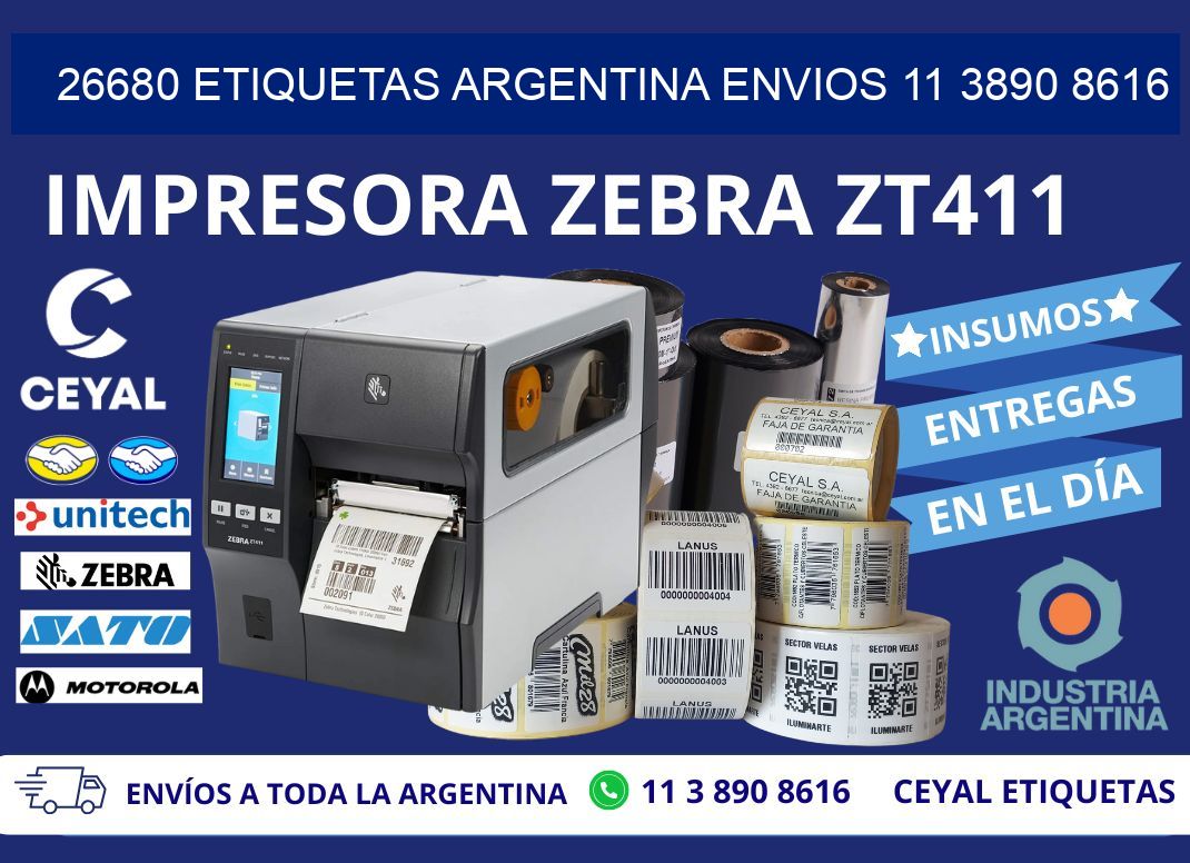 26680 ETIQUETAS ARGENTINA ENVIOS 11 3890 8616