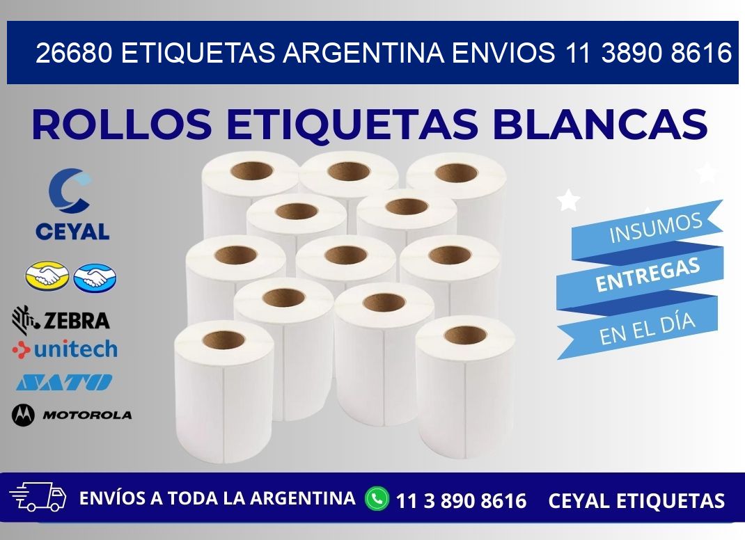 26680 ETIQUETAS ARGENTINA ENVIOS 11 3890 8616