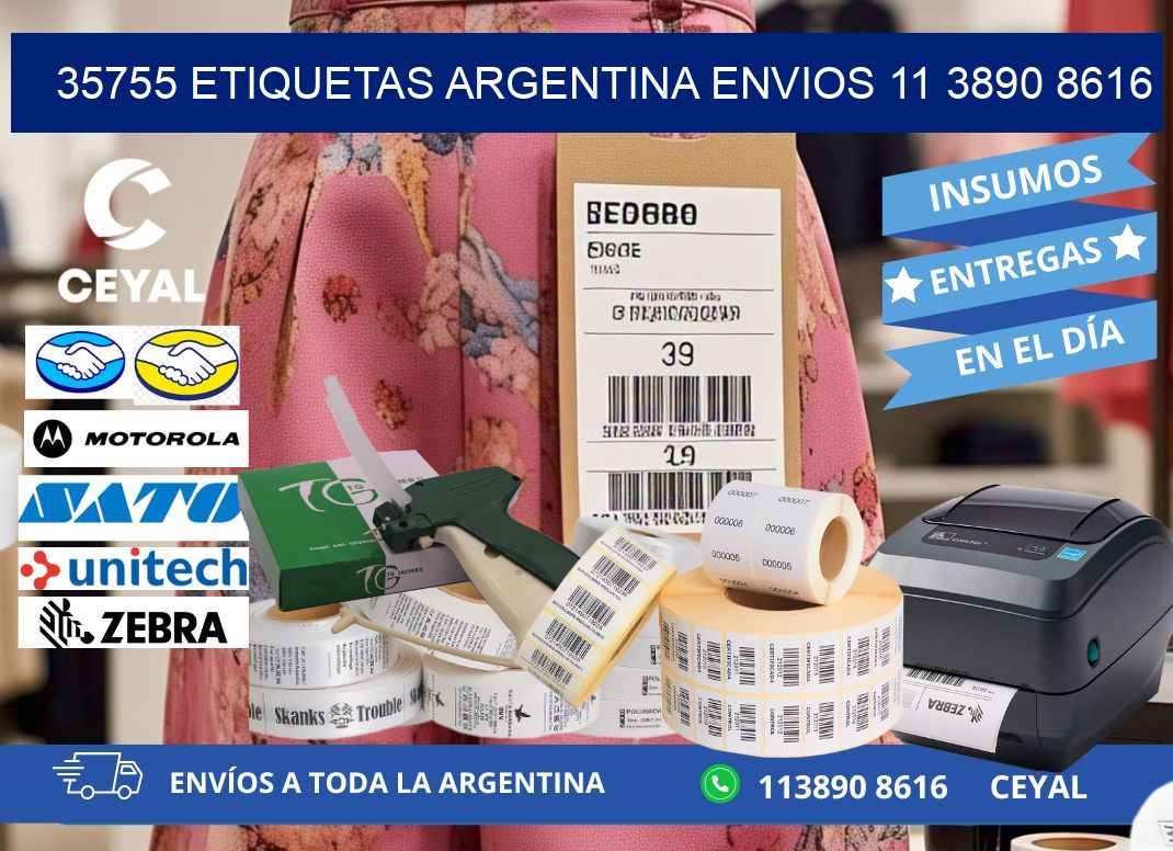 35755 ETIQUETAS ARGENTINA ENVIOS 11 3890 8616