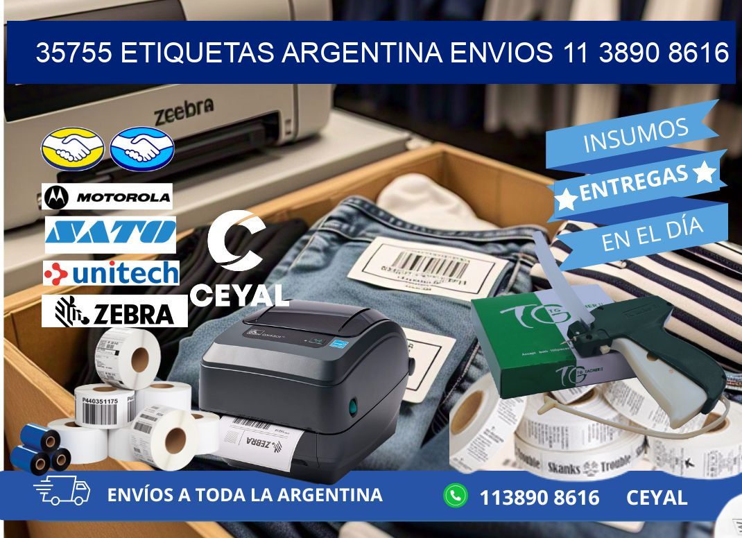 35755 ETIQUETAS ARGENTINA ENVIOS 11 3890 8616