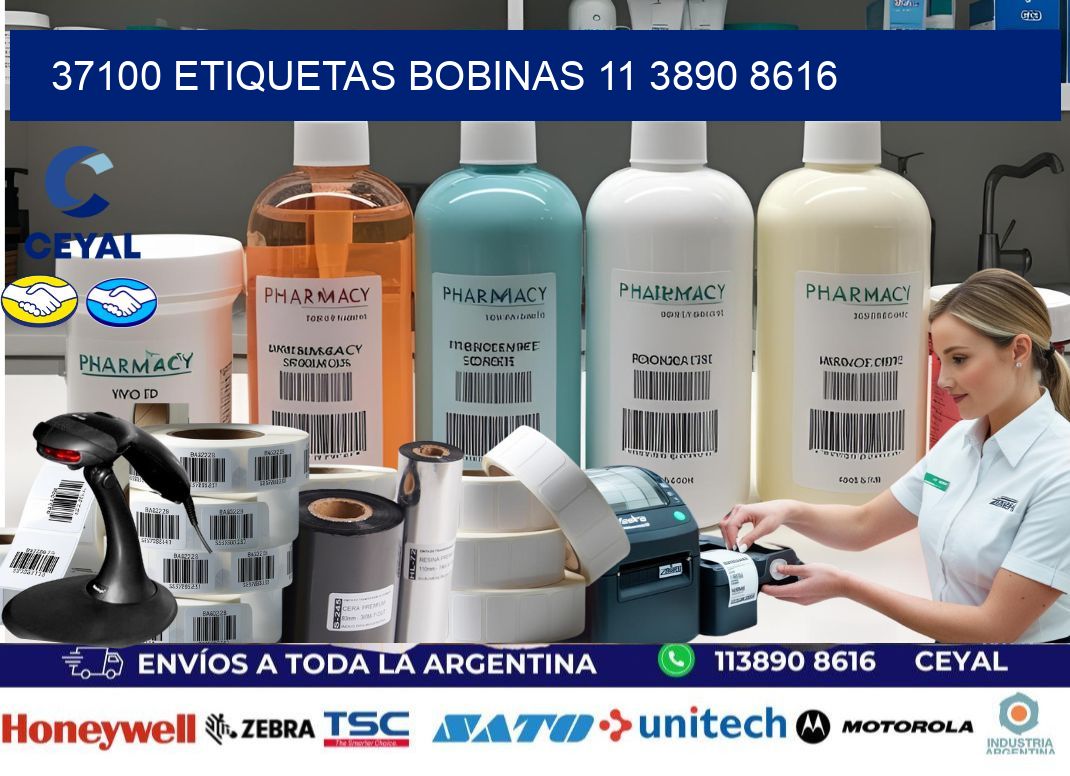 37100 ETIQUETAS BOBINAS 11 3890 8616