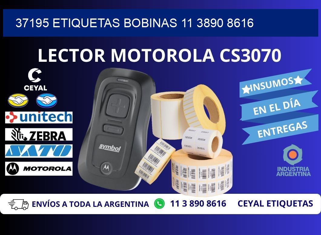 37195 ETIQUETAS BOBINAS 11 3890 8616