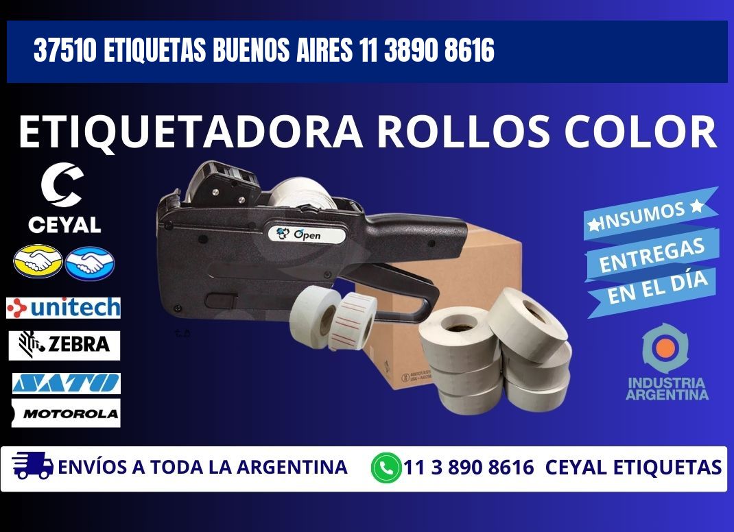 37510 ETIQUETAS BUENOS AIRES 11 3890 8616