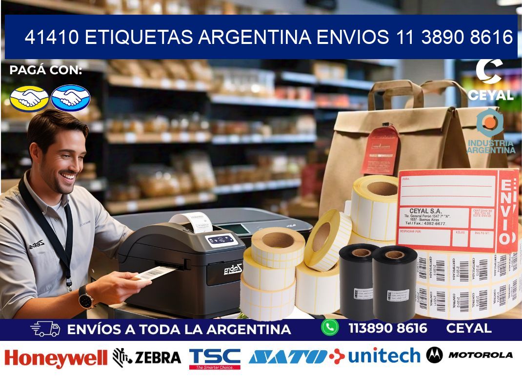 41410 ETIQUETAS ARGENTINA ENVIOS 11 3890 8616