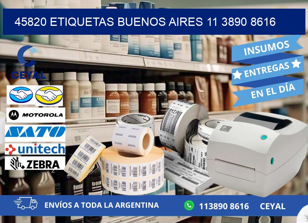 45820 ETIQUETAS BUENOS AIRES 11 3890 8616