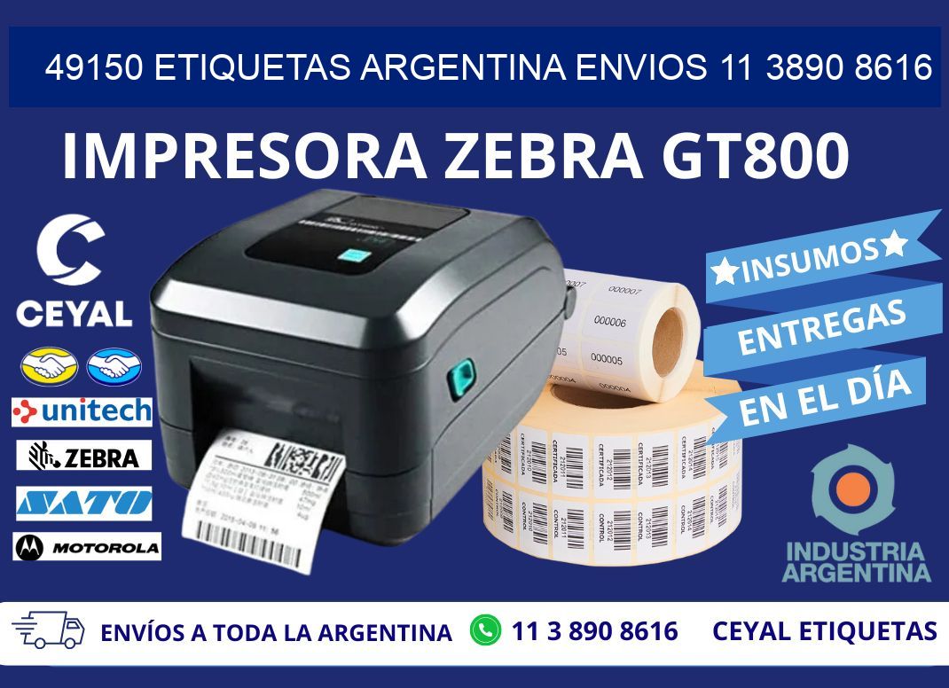 49150 ETIQUETAS ARGENTINA ENVIOS 11 3890 8616