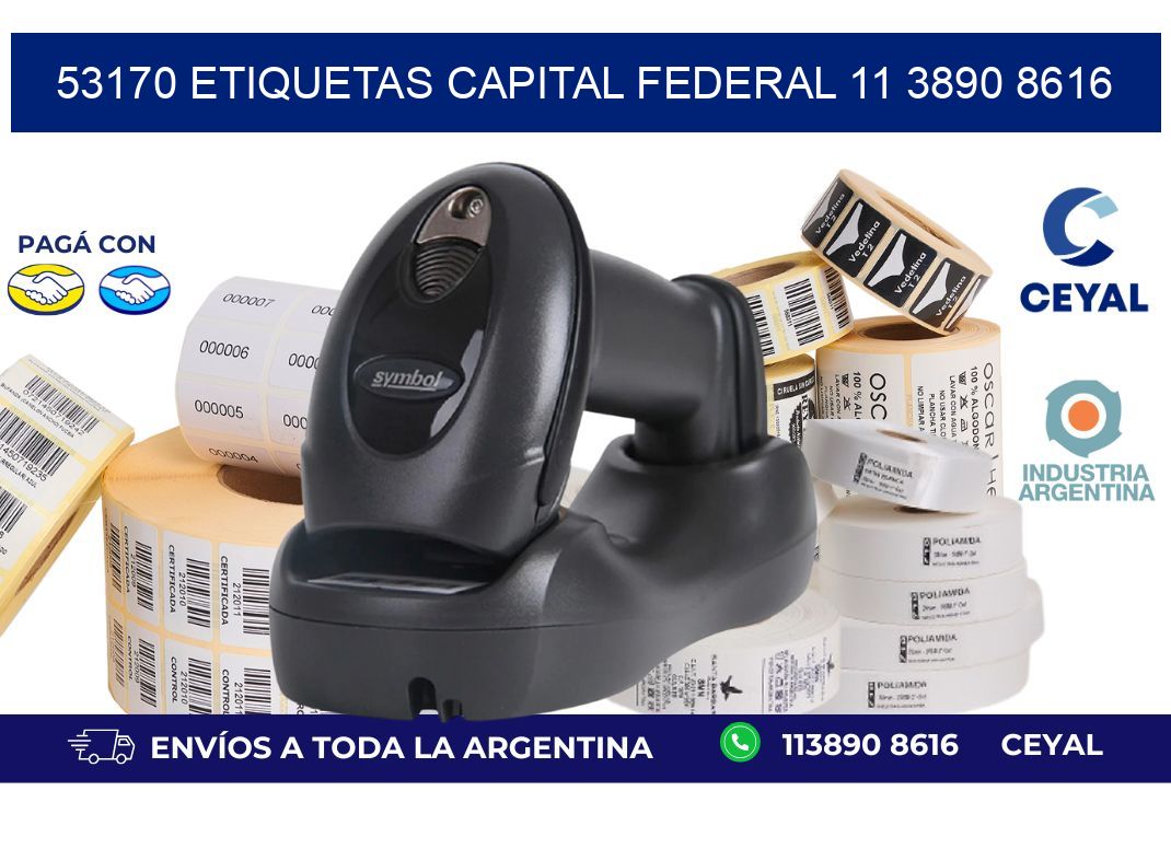 53170 ETIQUETAS CAPITAL FEDERAL 11 3890 8616