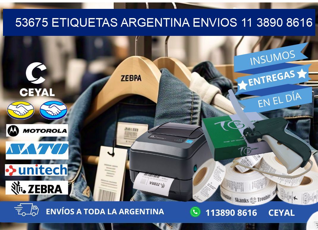 53675 ETIQUETAS ARGENTINA ENVIOS 11 3890 8616