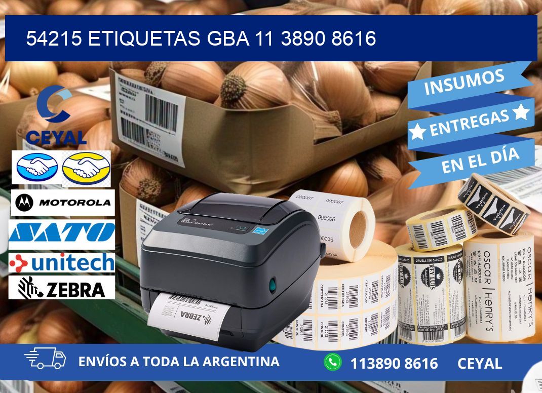 54215 ETIQUETAS GBA 11 3890 8616