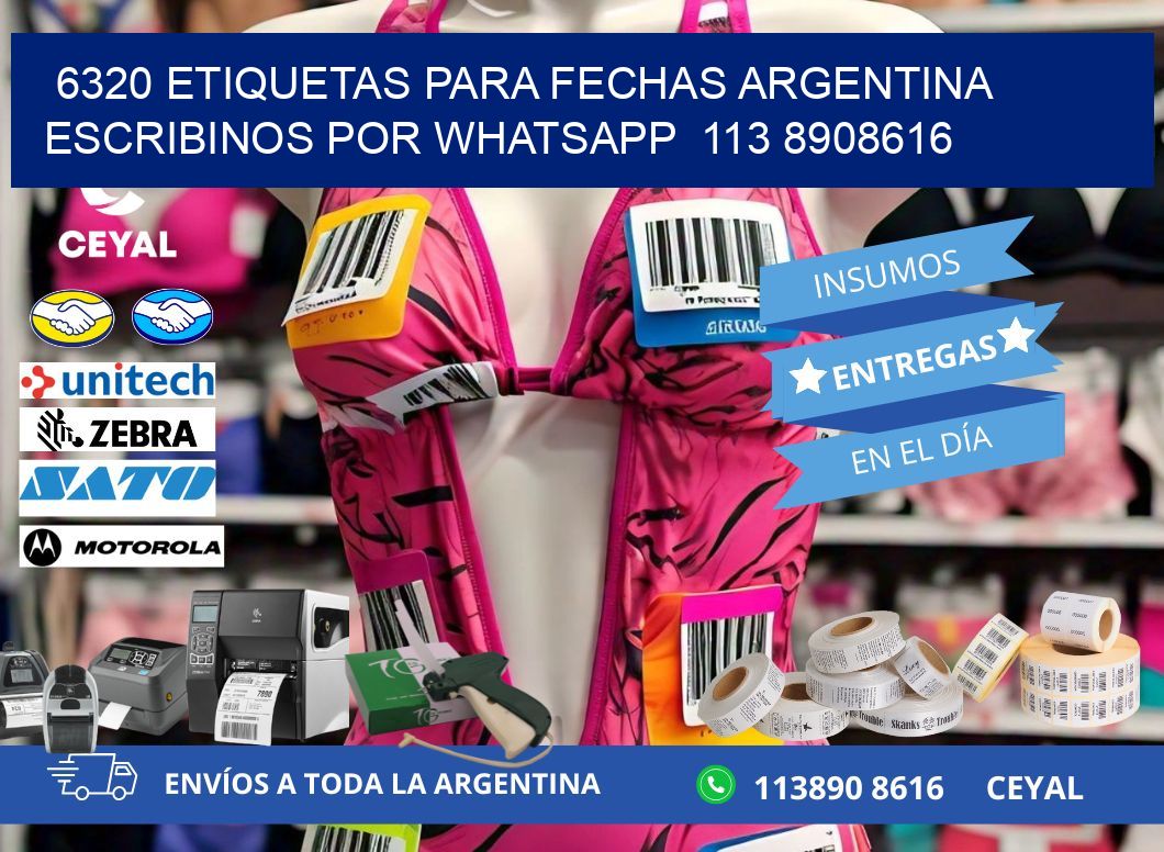 6320 ETIQUETAS PARA FECHAS ARGENTINA ESCRIBINOS POR WHATSAPP 113 8908616