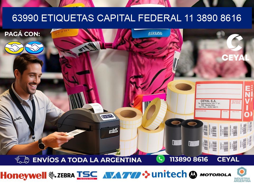 63990 ETIQUETAS CAPITAL FEDERAL 11 3890 8616