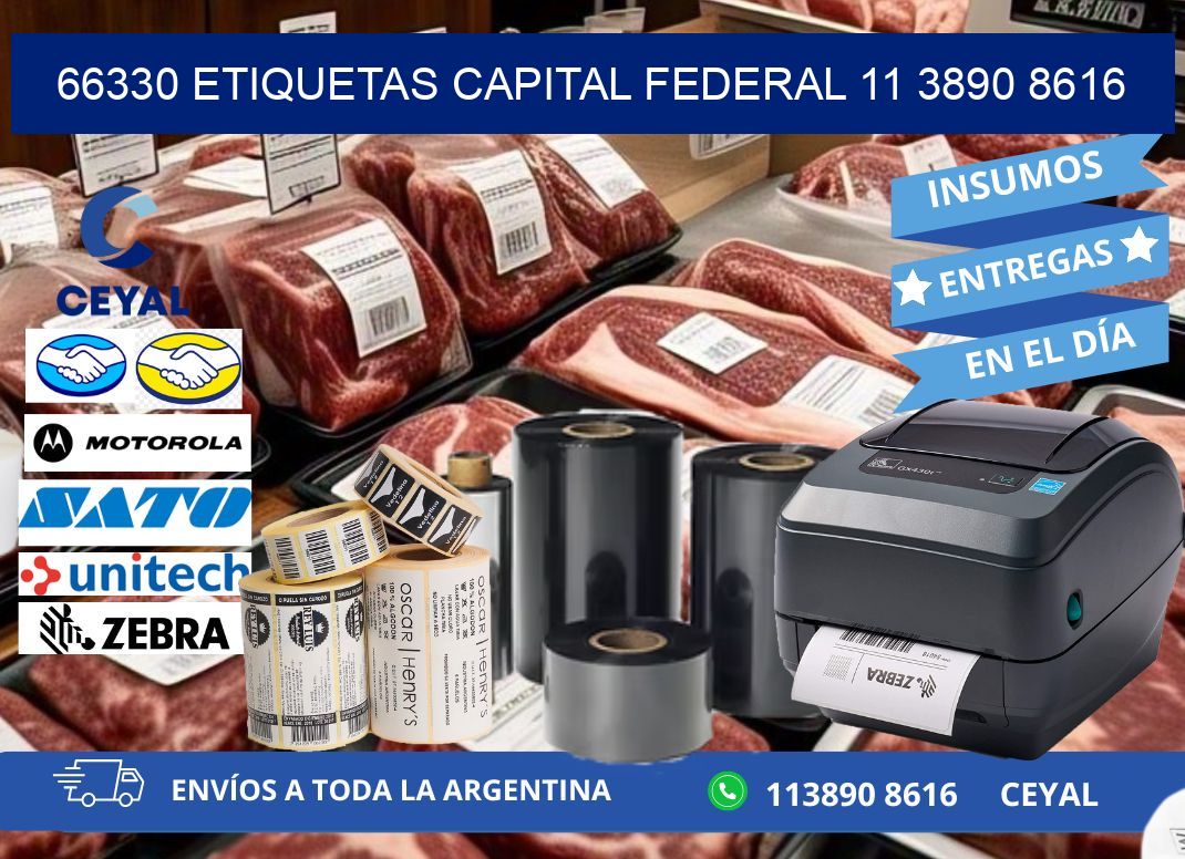 66330 ETIQUETAS CAPITAL FEDERAL 11 3890 8616